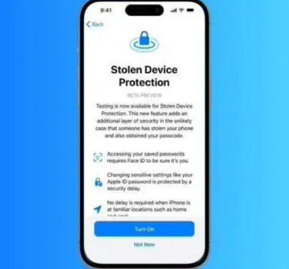 高要苹果授权维修店分享被盗设备保护功能开启方法 
