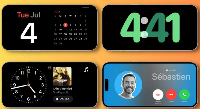 高要苹果手机维修分享iOS17横屏充电待机显示有什么好处 