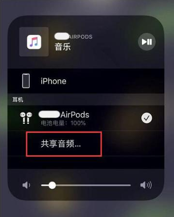 高要苹果14音频维修点分享iPhone14音频共享设置方法 