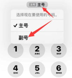 高要苹果14维修店分享iPhone 14 Pro Max使用副卡打电话的方法 