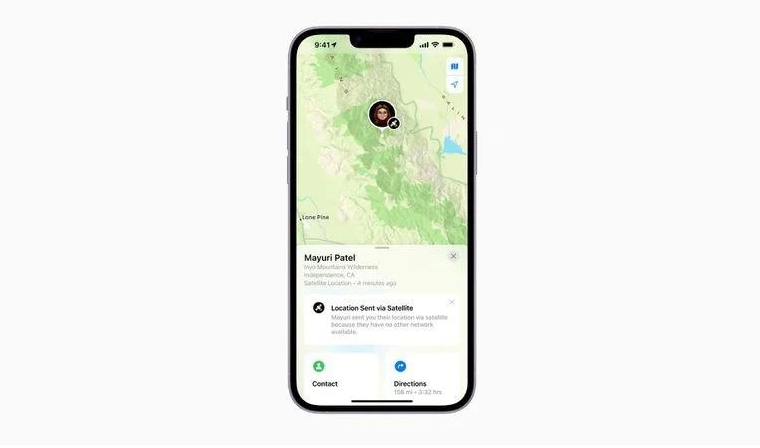 高要苹果14维修分享iPhone14系列中 FindMy功能通过卫星分享位置方法教程 