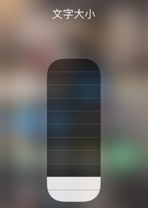 高要苹果手机维修分享小技巧：在 iPhone 控制中心快速调节字体大小 