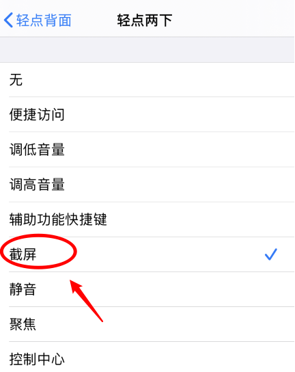 高要苹果手机维修分享iPhone12如何启用双击截屏 